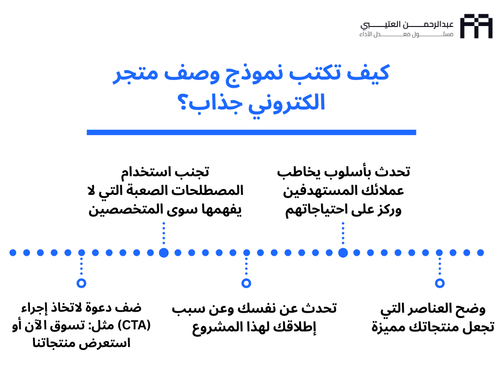 كيف تكتب نموذج وصف متجر الكتروني جذاب نموذج وصف متجر إلكتروني